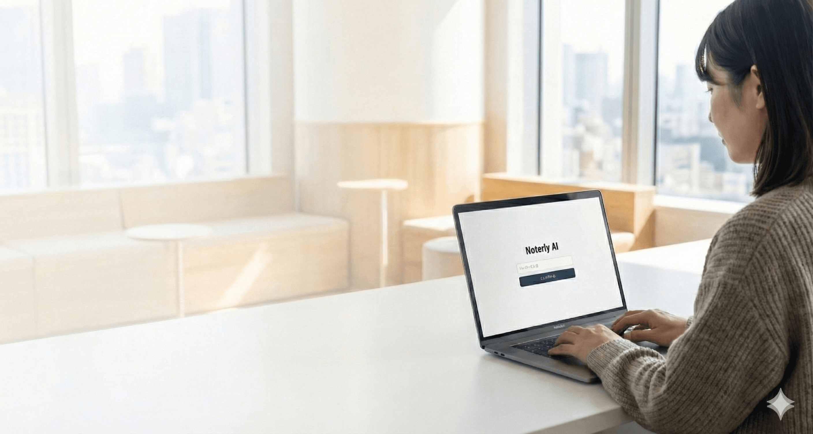 Noterly AI を使用している様子